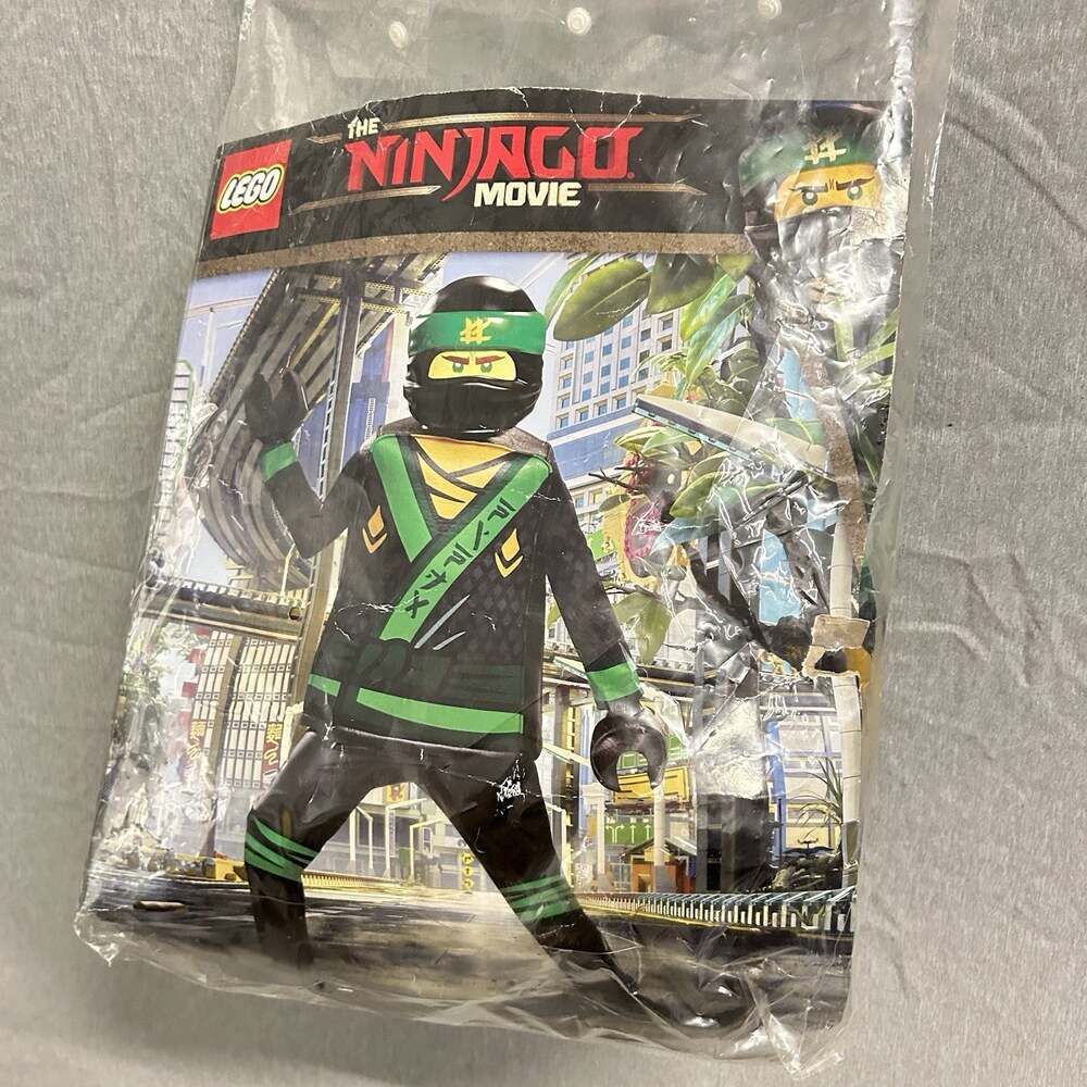 LEGO Ninjago Lloyd Green Ninja Costume M 7-8 Halloween Dress Up Missing Mask
